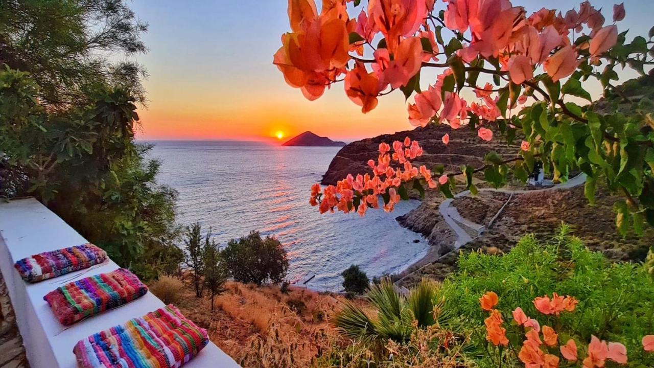 Ivi Beach Front Villa, Leros Vromolithos Dış mekan fotoğraf