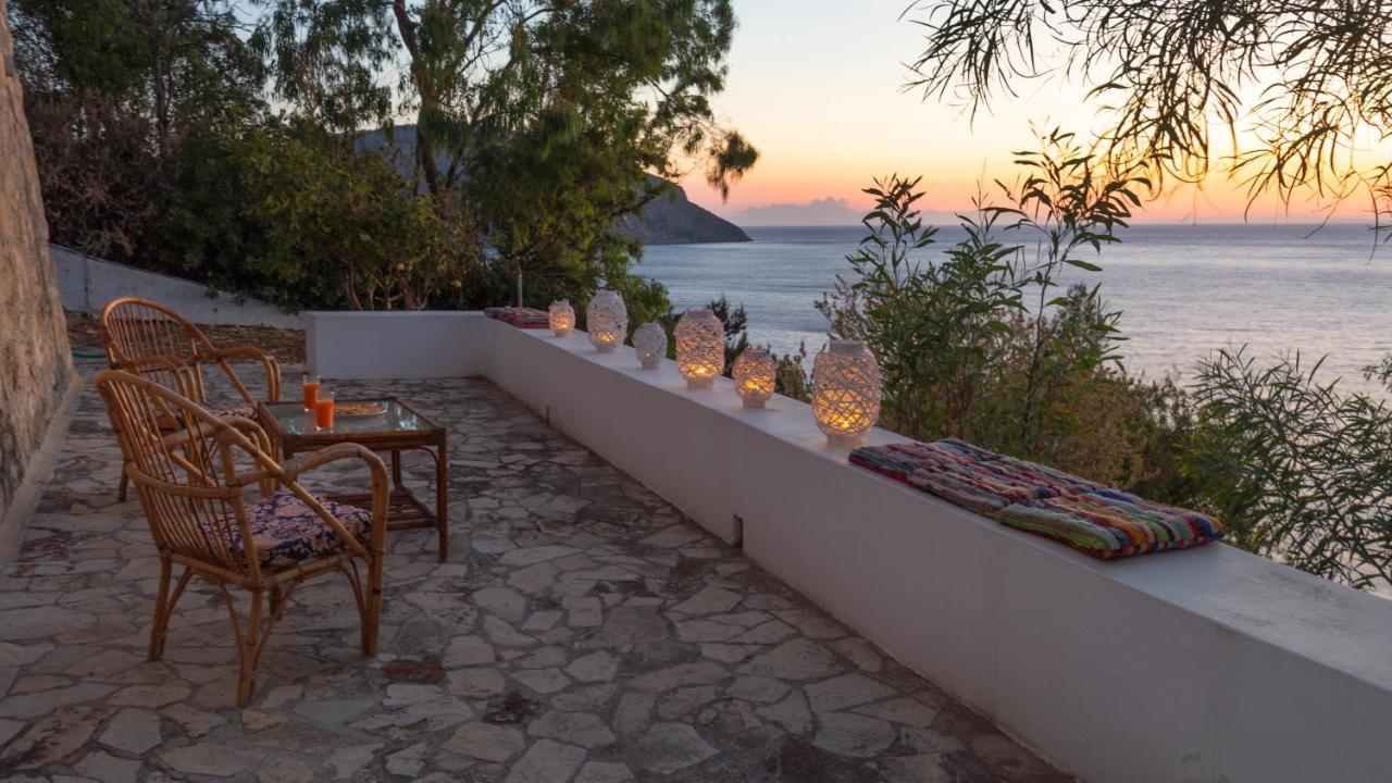 Ivi Beach Front Villa, Leros Vromolithos Dış mekan fotoğraf