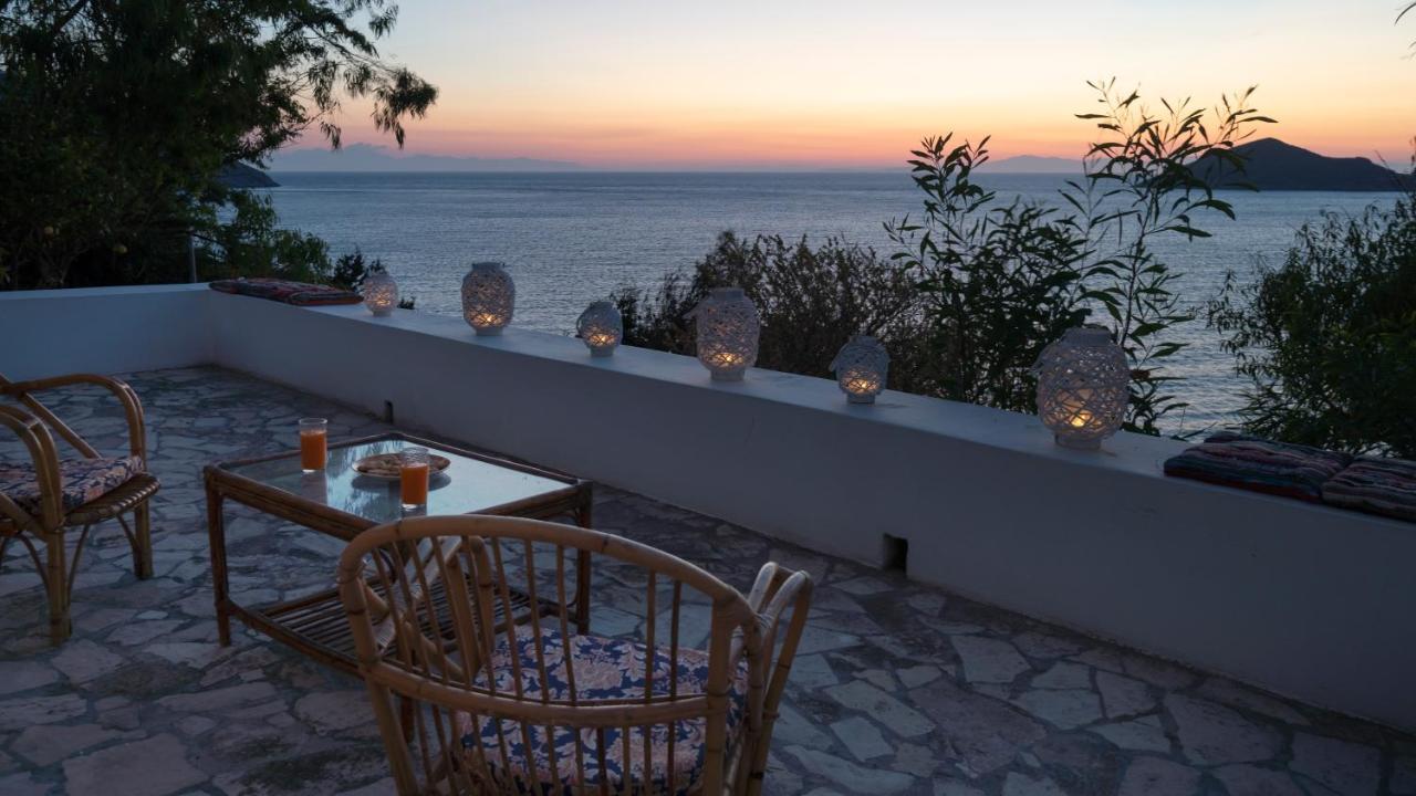 Ivi Beach Front Villa, Leros Vromolithos Dış mekan fotoğraf